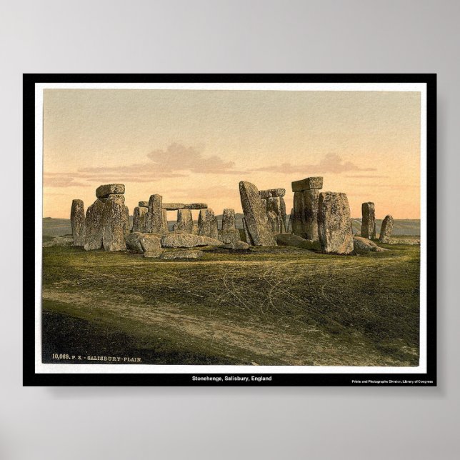 Stonehenge, Salisbury, England Poster (Vorne)
