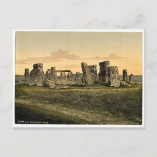 Stonehenge, Salisbury, England, selten Fotochrom Postkarte
