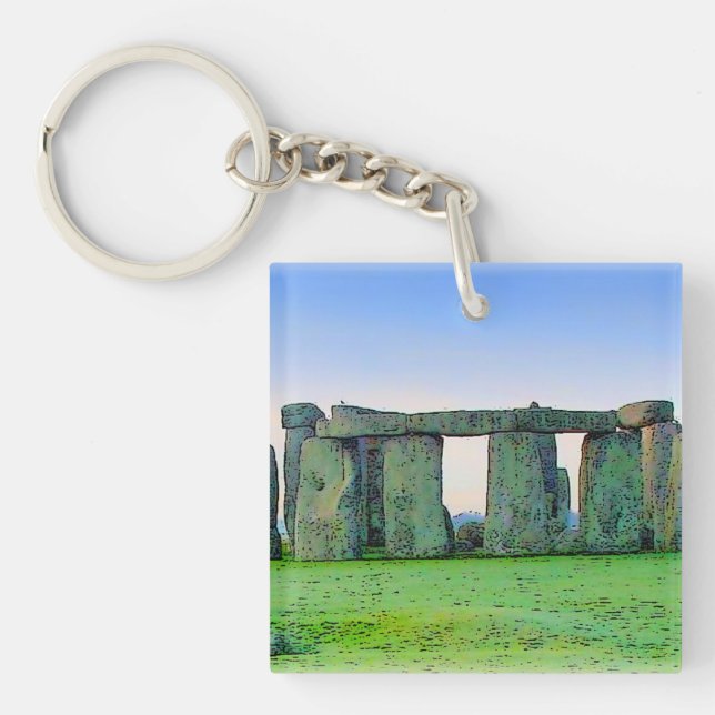 Stonehenge Schlüsselanhänger (Vorderseite)
