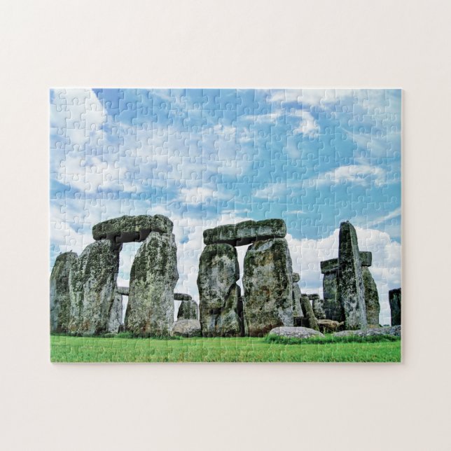 Stonehenge Sehenswürdigkeit Wiltshire England Foto (Horizontal)