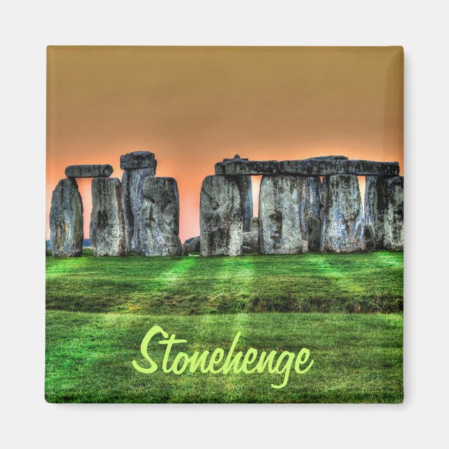 Stonehenge Stehend Stones am Sonntag Magnet (Vorne)