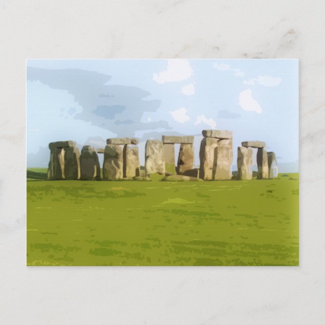 Stonehenge Stone Circle Monument Postkarte (Vorderseite)