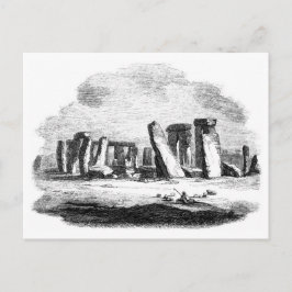 Stonehenge Vintage Kunst Postkarte