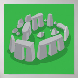 Stonehenge von England Poster