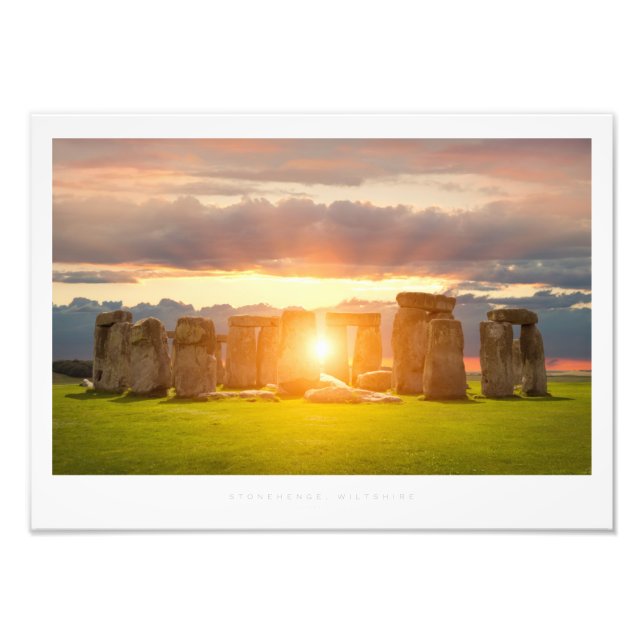 Stonehenge, Wiltshire Fotodruck (Vorne)