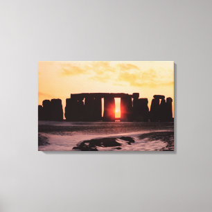 Stonehenge, Winter-Sonnenwende Leinwanddruck