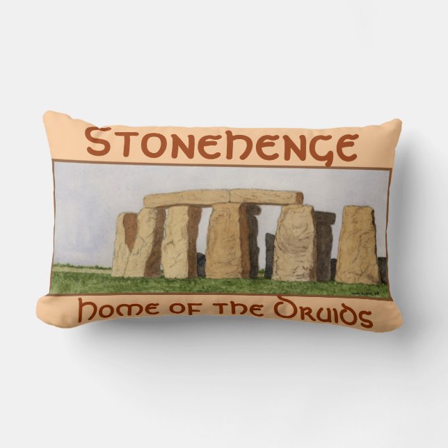 Stonehenge- Zuhause der Druiden Lendenkissen (Vorderseite)