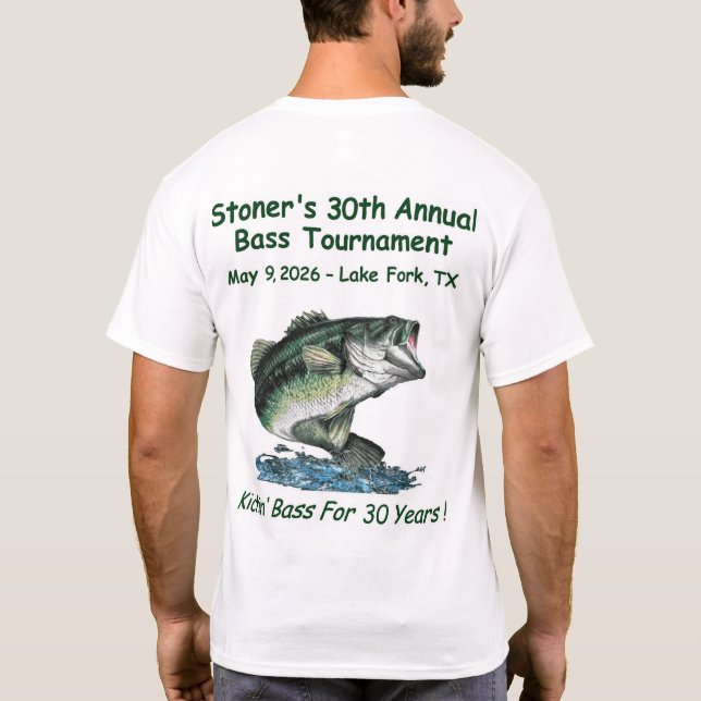 Stoner's 30th Bass Tournament T-Shirt (Rückseite)
