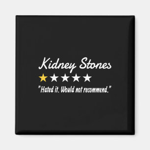 Stones 1-Sterne-Bewertung würde nicht empfohlen Magnet