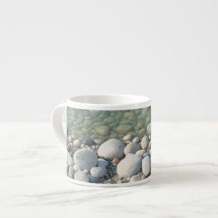Stones Beach Schöne Natur Meer Kieselsteine Küste Espressotasse