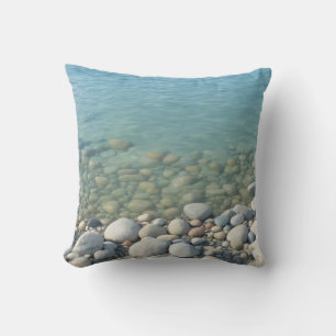 Stones Beach Schöne Natur Meer Kieselsteine Küste Kissen