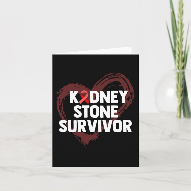 Stones Operation Survivor Nierenerkrankung Image Karte (Vorderseite)