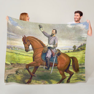 STONEWALL JACKSON AUF KLEINEN FLEECEDECKE