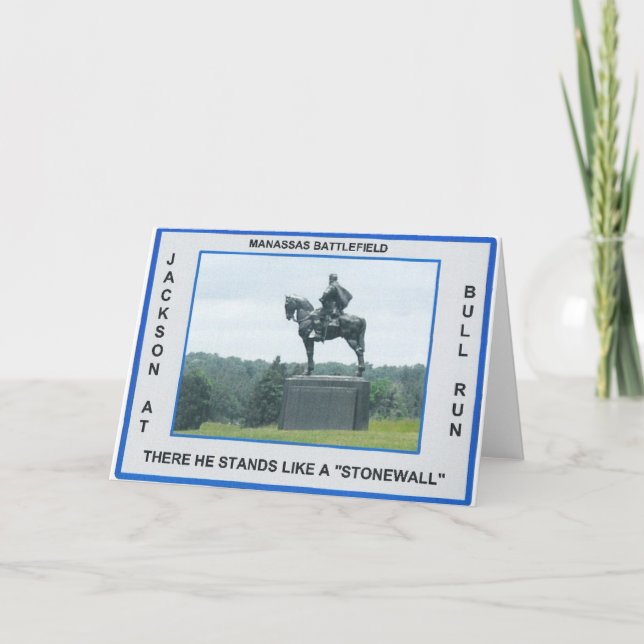 STONEWALL JACKSON KARTE (Vorderseite)