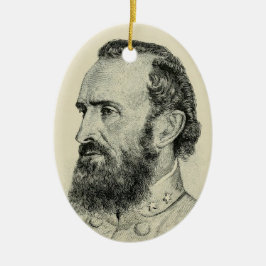Stonewall Jackson Keramik Ornament