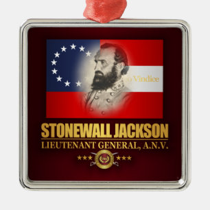 Stonewall Jackson (südlicher Patriot) Ornament Aus Metall