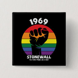 Stonewall Riot Remembrance Gay Pride Button