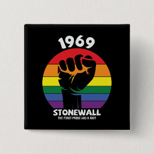 Stonewall Riot Remembrance Gay Pride  Button