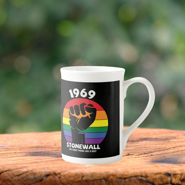 Stonewall Riot Remembrance Gay Pride Prozellantasse (Von Creator hochgeladen)