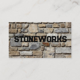 STONEWORKS-GESCHÄFTSKARTE VISITENKARTE