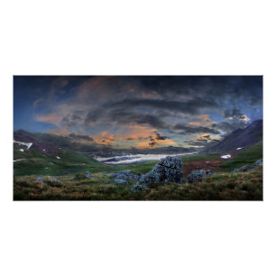 Stoney Pass Sunset - Colorado Poster