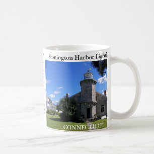 Stonington Hafen-Leuchtturm, Connecticut-Tasse Kaffeetasse