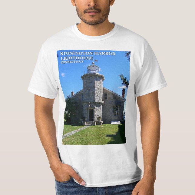 Stonington Harbour Lighthouse, Connecticut T - Shi T-Shirt (Vorderseite)