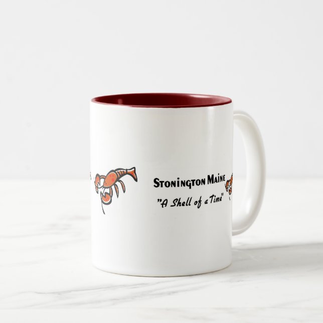 Stonington Maine Humster Tasse (VorderseiteRechts)