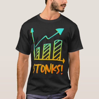 Stonks Funny Stocks Stock Market Finance Trading T-Shirt