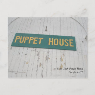Stony Creek Puppet House Postcard Postkarte