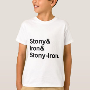 Stony & Iron & Stony-Iron Meteoritenarten T-Shirt