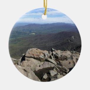 Stony Man Cliffs of Shenandoah National Park Keramik Ornament