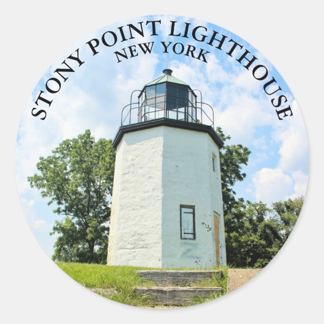 Stony Point Lighthouse, Stickers ronds New York (Devant)