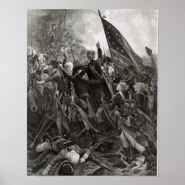 Stony Point stürmen, Juli 1779 Poster (Vorne)