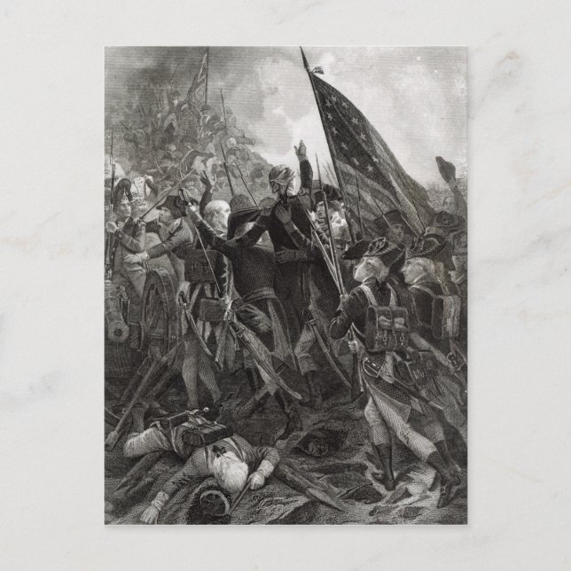 Stony Point stürmen, Juli 1779 Postkarte (Vorderseite)