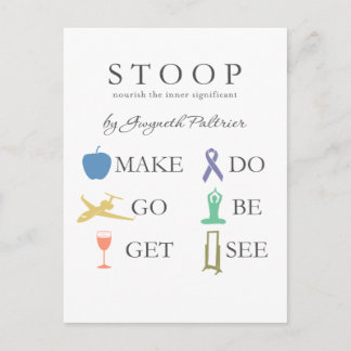 STOOP - Nourrir La Carte Postale Intérieure Signif