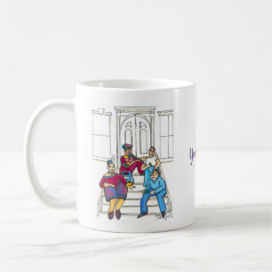 Stoop Stories Mug (Blanc, 11 oz)