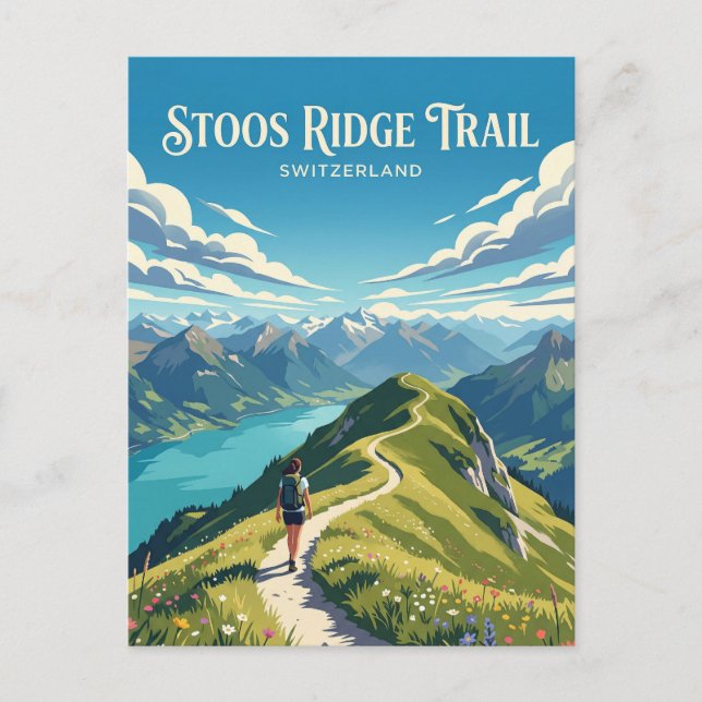 Stoos Schweiz Postkarte (Vorderseite)