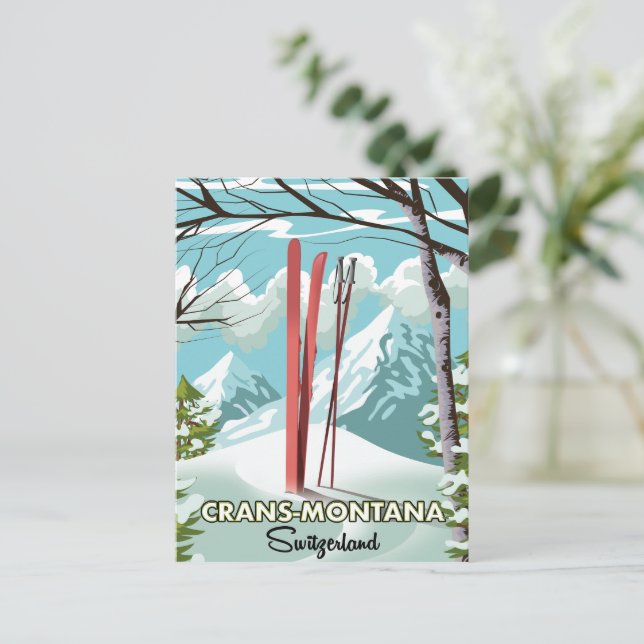 Stoos Schweiz Postkarte (Stehend Vorderseite)