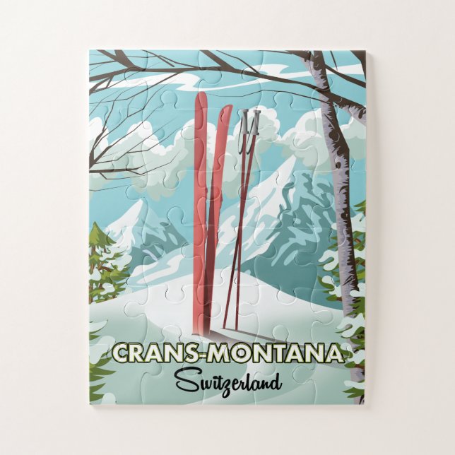Stoos Suisse Jigsaw Puzzle (Vertical)