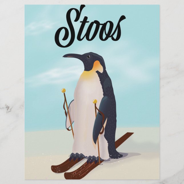 Stoos Switzerland Wood Poster Flyer (Vorne)