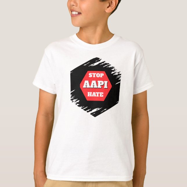 Stop AAPI Hate  T-Shirt (Vorderseite)