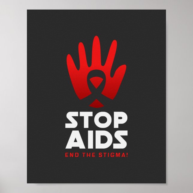 Stop Aids Poster (Vorne)