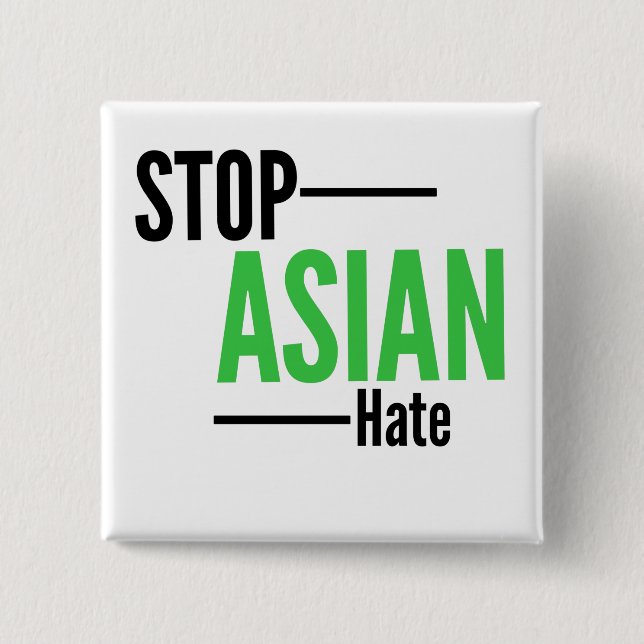 Stop Asian Hate Button (Vorderseite)