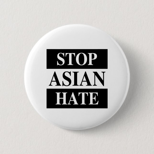 Stop Asian Hate Button (Vorderseite)