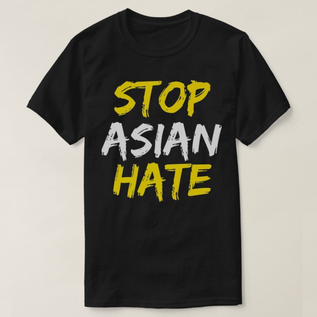 Stop Asian Hate Premium  T-Shirt (Design vorne)