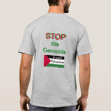 "Stop au génocide" T-shirt homme