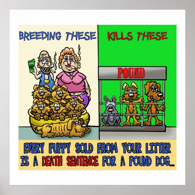 STOP BACKYARD BREEDING POSTER (Vorne)