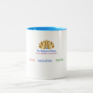 Stop Breathe Think Mug Zweifarbige Tasse