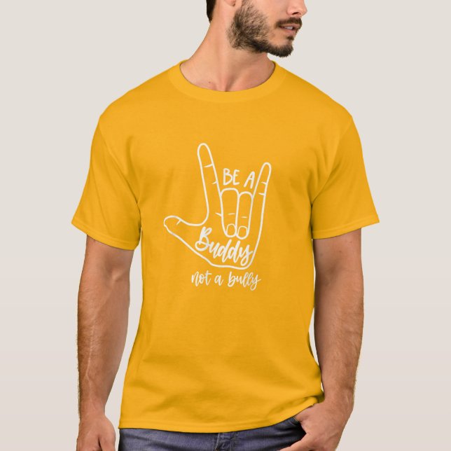 Stop Bullying for Elementary School | Be a Buddy  T-Shirt (Vorderseite)